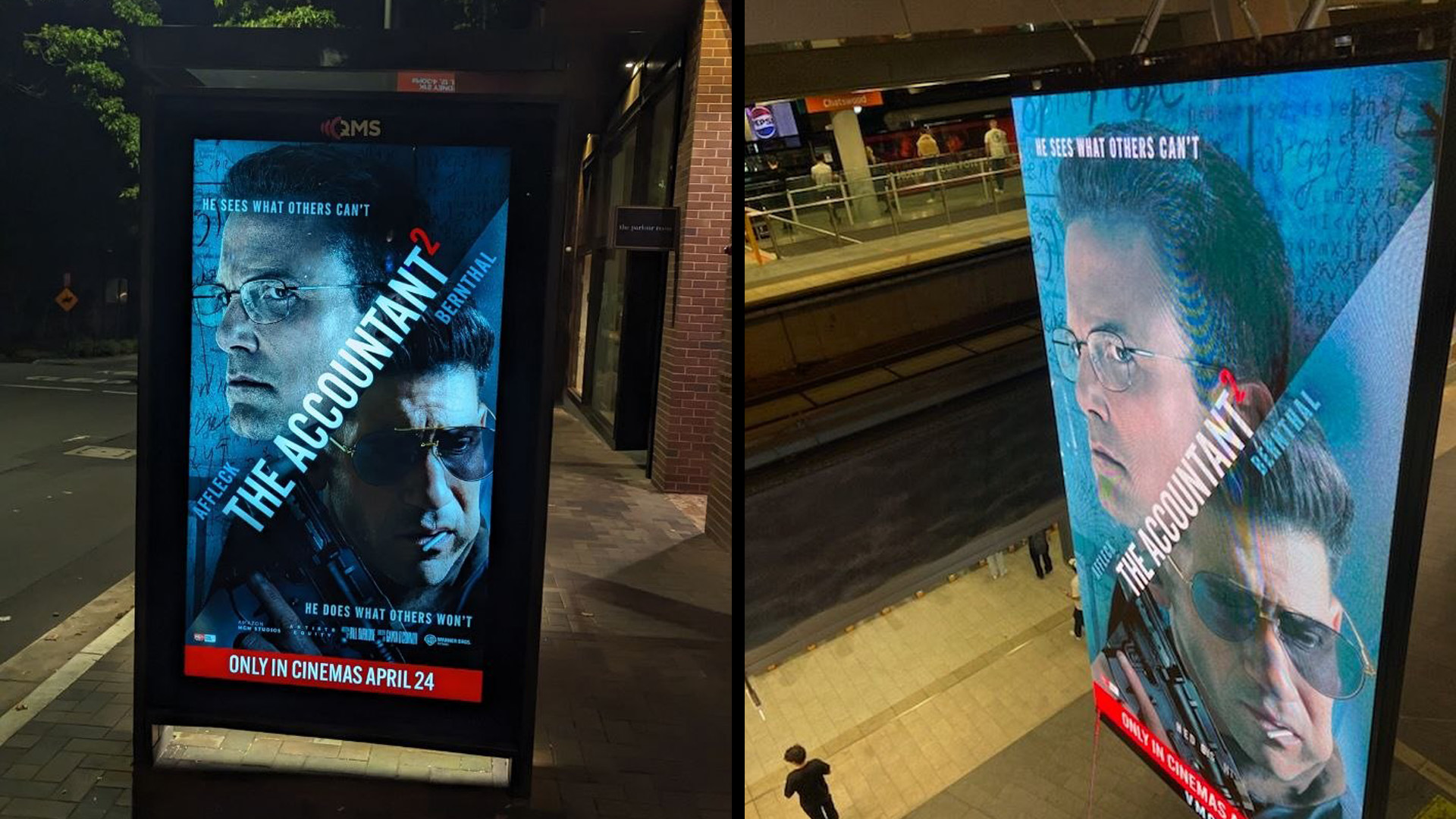 The Accountant 2 Out of Home Advertising Roll Out